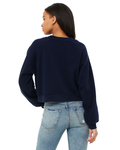 Bella + Canvas B7505 Ladies' Raglan Pullover Fleece Back Thumbnail