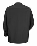 Red Kap SP14 Long Sleeve Industrial Work Shirt Back Thumbnail