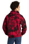 port & company pc144 crystal tie-dye pullover hoodie Back Thumbnail