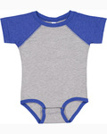 Rabbit Skins RS4430 Infant Baseball Bodysuit Front Thumbnail