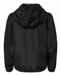 independent trading co. exp24ywz youth lightweight windbreaker full-zip jacket Back Thumbnail