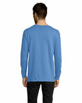 hanes 5286 men's 5.2 oz. comfortsoft® cotton long-sleeve t-shirt Back Thumbnail