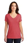 District DM1350L Women's Perfect Tri ® V-Neck Tee Front Thumbnail