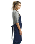 Artisan Collection by Reprime RP123 Espresso Bib Apron Side Thumbnail
