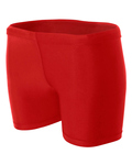 a4 nw5313 ladies' 4" inseam compression shorts Front Thumbnail