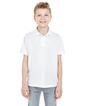 UltraClub 8210Y Youth Cool & Dry Mesh Piqué Polo Side Thumbnail