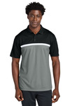 sport-tek st741 uv micropique colorblock polo Front Thumbnail