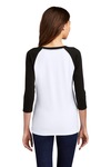 District DM136L Women's Perfect Tri ® 3/4-Sleeve Raglan Back Thumbnail