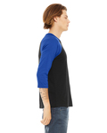 bella + canvas 3200 unisex 3/4-sleeve baseball t-shirt Side Thumbnail