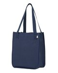econscious EC8040 Organic Cotton Canvas Market Tote Side Thumbnail
