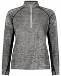 holloway 222774 ladies electrify 1/2 zip pullover powered by coolcore® Front Thumbnail