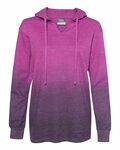 mv sport w20185 women's french terry ombré hooded sweatshirt Front Thumbnail