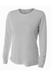 A4 NW3002 Ladies' Long Sleeve Cooling Performance Crew Shirt Front Thumbnail