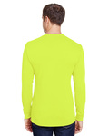 hanes w120 adult workwear long-sleeve pocket t-shirt Back Thumbnail