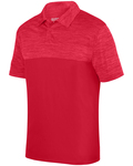 Augusta Sportswear 5412 Shadow Tonal Heather Polo Front Thumbnail