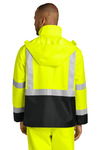 CornerStone CSJ504 ANSI 107 Class 3 Rain Jacket Back Thumbnail
