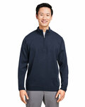 harriton m421 unisex pilbloc™ quarter-zip sweater Front Thumbnail