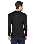 UltraClub 8422 Adult Cool & Dry Sport Long-Sleeve Performance Interlock T-Shirt Back Thumbnail