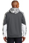 sport-tek st231 sport-wick ® mineral freeze fleece colorblock hooded pullover Back Thumbnail