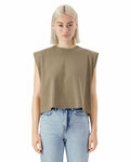 american apparel 307gd heavyweight cotton women's garment dyed muscle Front Thumbnail