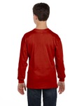 Hanes 5546 Youth Authentic-T Long-Sleeve T-Shirt Back Thumbnail