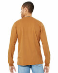 Bella + Canvas 3501 Unisex Jersey Long-Sleeve T-Shirt Back Thumbnail