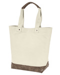 Authentic Pigment AP1921 Canvas Resort Tote Front Thumbnail