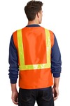 port authority sv01 enhanced visibility vest Back Thumbnail