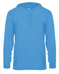 Badger Sport 4105 B Core L/S Hood Tee Front Thumbnail