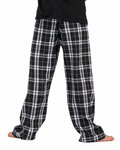 boxercraft by6624 youth polyester flannel pant Back Thumbnail