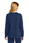 wonderwink ww4088 women's premiere flex ™ full-zip scrub jacket Back Thumbnail