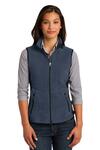 port authority l228 ladies r-tek ® pro fleece full-zip vest Front Thumbnail
