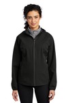 port authority l407 ladies essential rain jacket Front Thumbnail