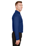 Devon & Jones DG20LT CrownLux Performance™ Men's Tall Plaited Long Sleeve Polo Side Thumbnail