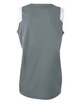 a4 nw2340 ladies' moisture management v neck muscle shirt Back Thumbnail