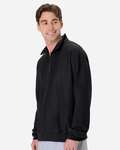 Hanes OG900 Men's Beefy® Sweats Premium Heavyweight Quarter-Zip Sweatshirt Side Thumbnail