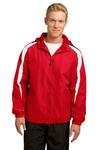 Sport-Tek JST81 Fleece-Lined Colorblock Jacket Front Thumbnail