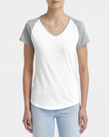 anvil 6770vl ladies' tri-blend raglan t-shirt Back Thumbnail