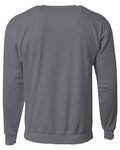 a4 n4275 men's sprint tech fleece crewneck sweatshirt Back Thumbnail
