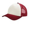 Port Authority C936 5-Panel Twill Foam Trucker Cap Front Thumbnail
