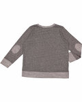 LAT 2279 Youth French Terry Long Sleeve Crewneck Sweatshirt Back Thumbnail