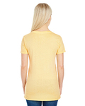 threadfast apparel 230b ladies' pigment-dye short-sleeve v-neck t-shirt Back Thumbnail