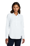 mercer+mettle mm2003 women's long sleeve modern oxford shirt Front Thumbnail