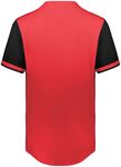 augusta sportswear 6910 youth cutter+ full button baseball jersey Back Thumbnail