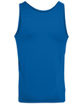 augusta sportswear 341 youth wicking polyester sleeveless jersey with contrast inserts Back Thumbnail