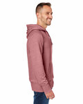 J America JA8915 Adult Vintage Zen Fleece Pullover Hooded Sweatshirt Side Thumbnail