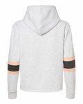 mv sport w22135 women's sueded fleece thermal lined hooded sweatshirt Back Thumbnail