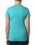 Next Level 6640 Ladies' CVC Deep V-Neck T-Shirt Back Thumbnail