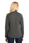 Port Authority L718 Ladies Active Colorblock Soft Shell Jacket Back Thumbnail