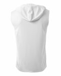 a4 nb3410 youth sleeveless hooded t-shirt Back Thumbnail